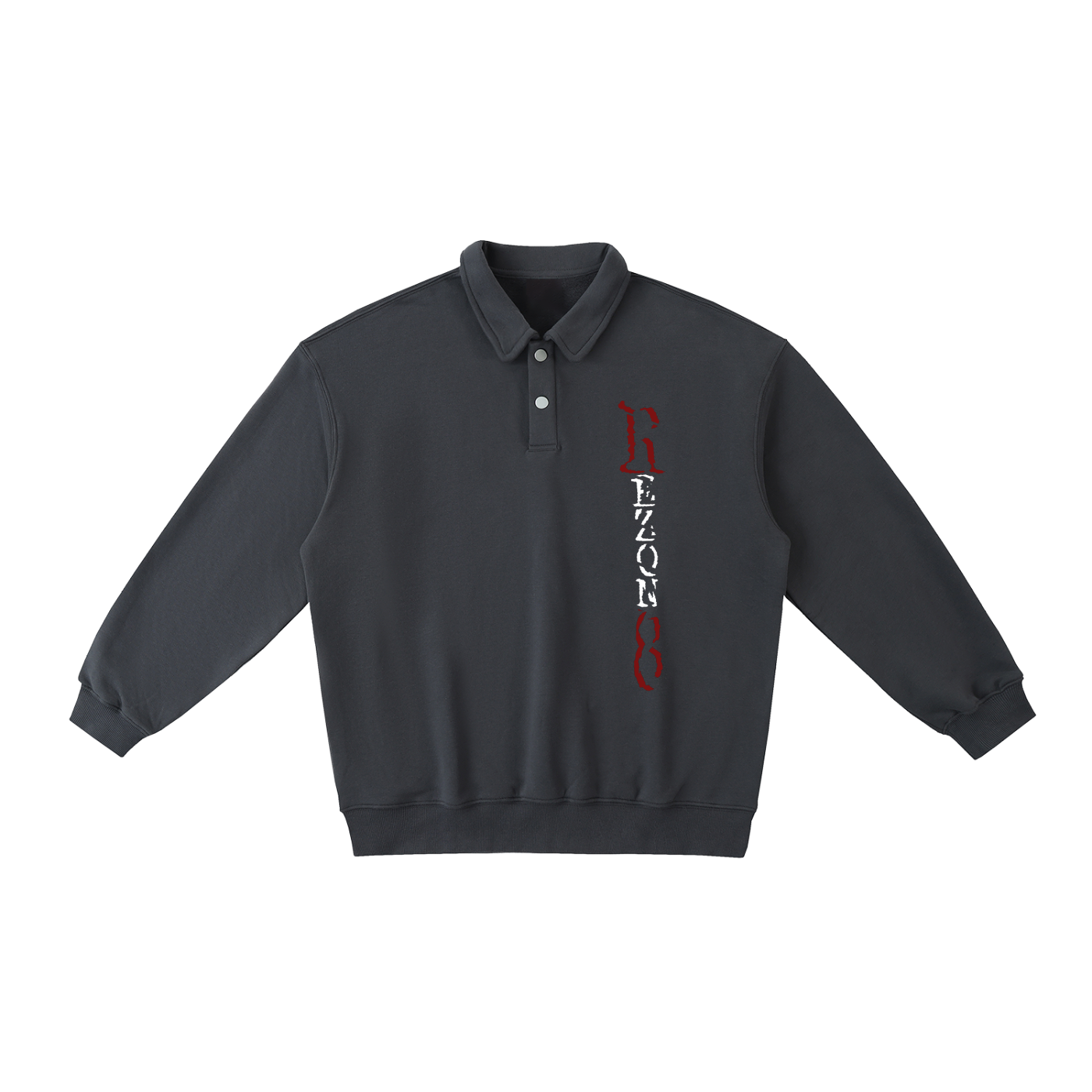 Heavyweight Polo-Collar Sweatshirt