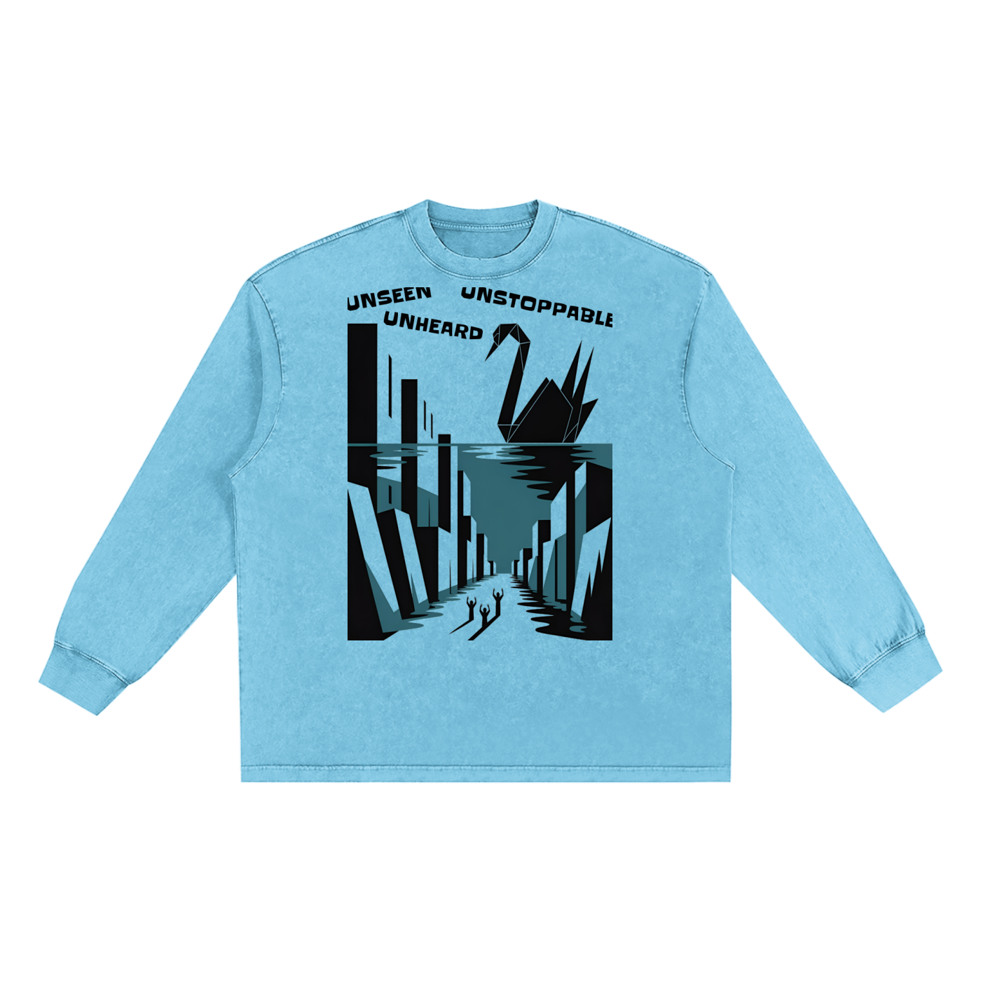 Snow Washed Frayed Edge T-Shirt