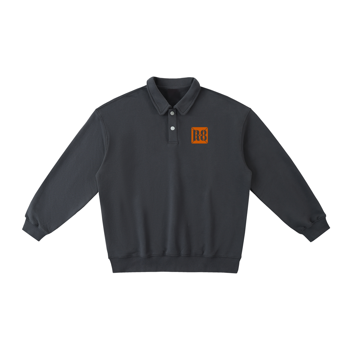 Heavyweight Polo-Collar Sweatshirt