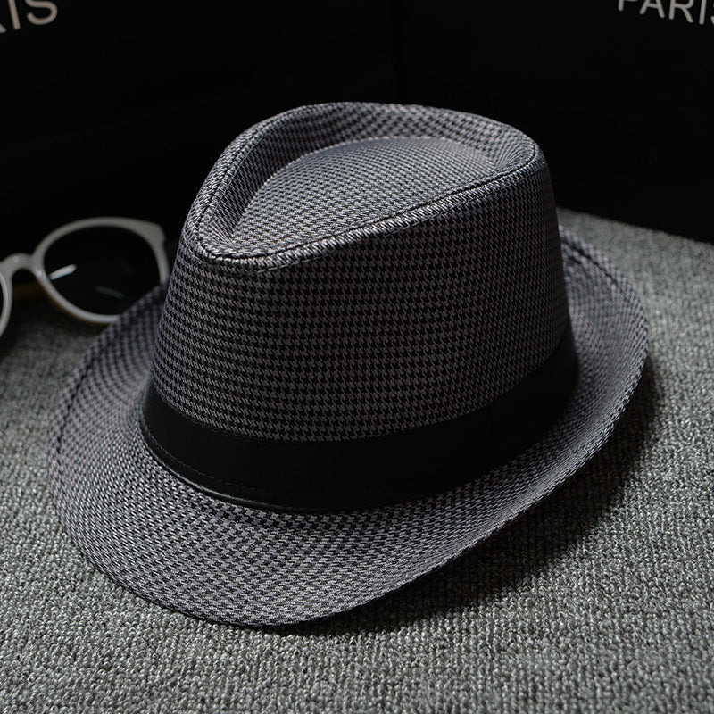 Sun Hats For Men Houndstooth style