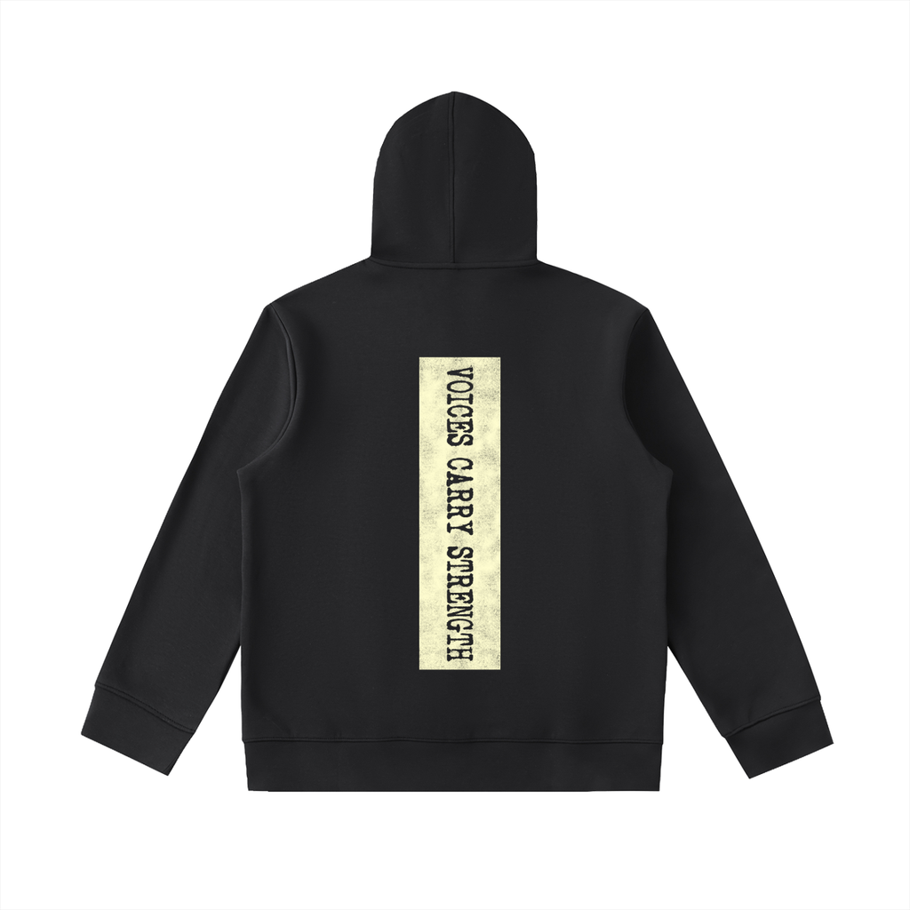 Essential Heavyweight High Neck  Zip-Up Hoodie