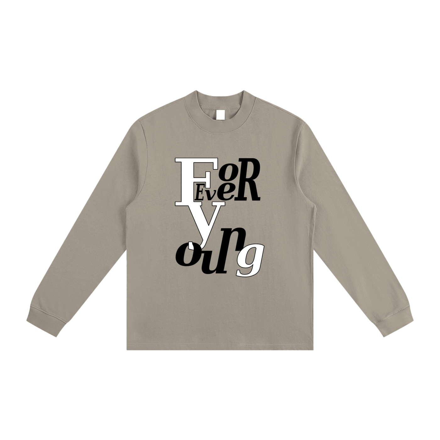 Essential Non-Shrink Mock Neck Sweatshirt