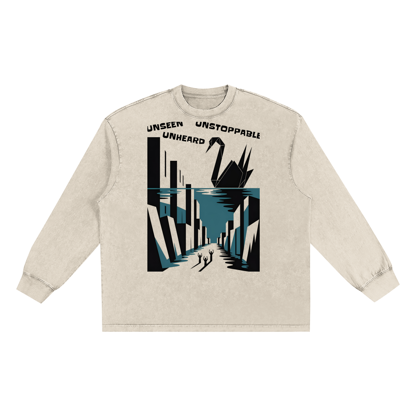 Snow Washed Frayed Edge T-Shirt