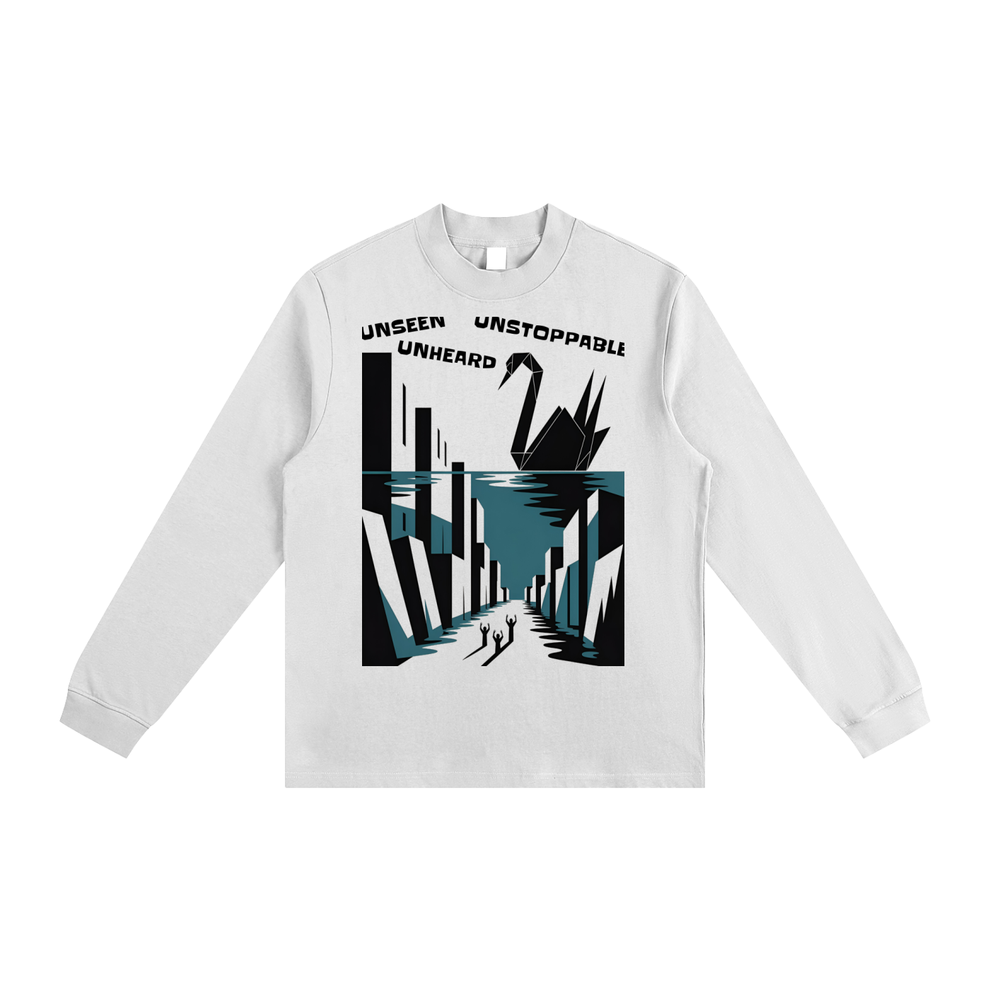 Essential Non-Shrink Mock Neck Sweatshirt