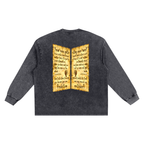 Snow Washed Frayed Edge longsleeve T-Shirt