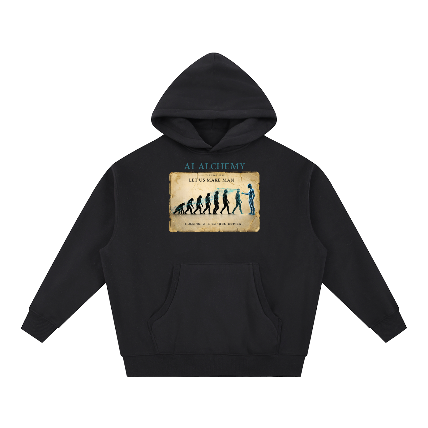 Essential Oversized Boxy Fit Fleece Hoodie