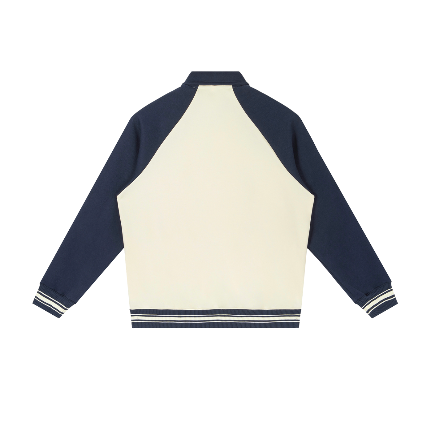 Contrast Raglan Sleeve Baseball Jackets
