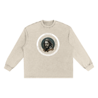 Snow Washed Frayed Edge longsleeve T-Shirt