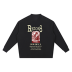 Knitted Round Neck Oversize Sweatshirt