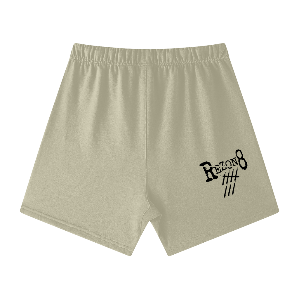 Unisex Earth Tone Loose Fit Cotton Shorts