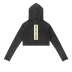 Vintage Washed Raw Edge Hoodie