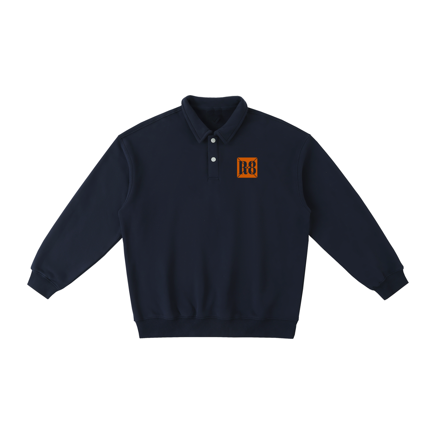 Heavyweight Polo-Collar Sweatshirt