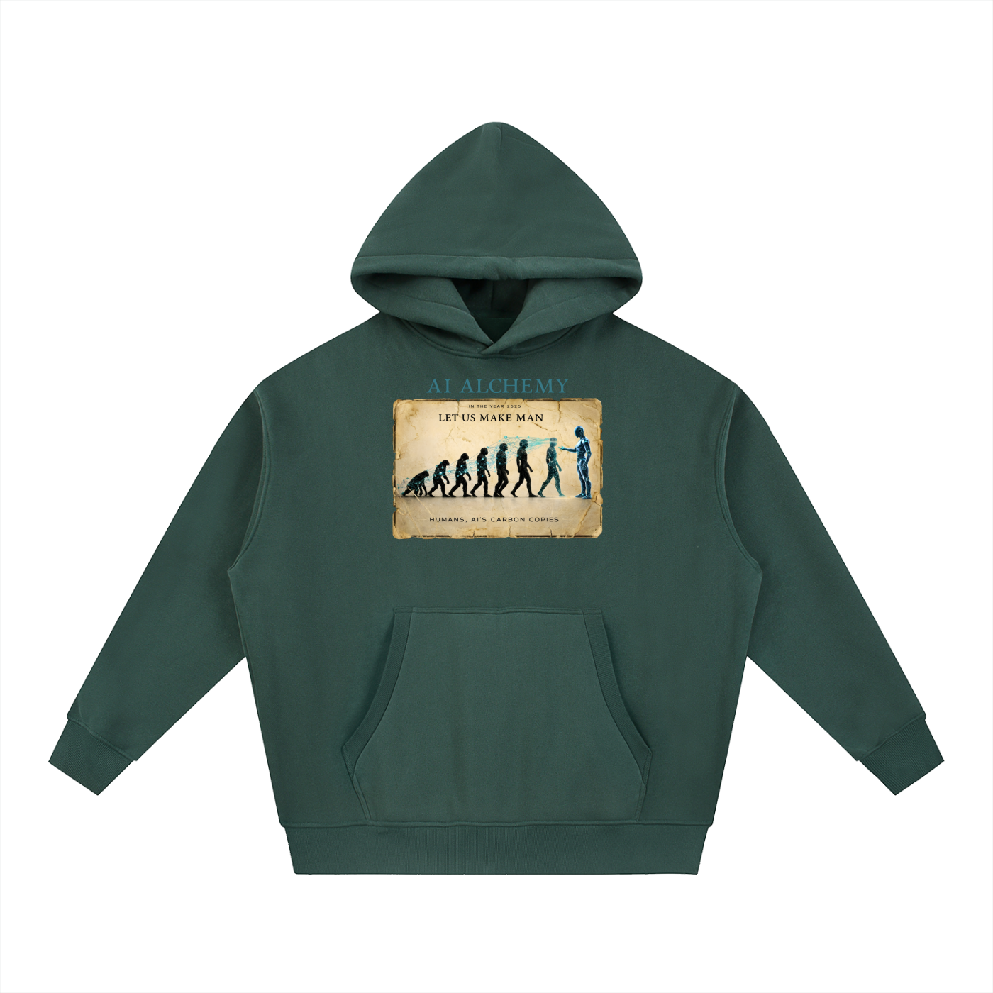 Essential Oversized Boxy Fit Fleece Hoodie