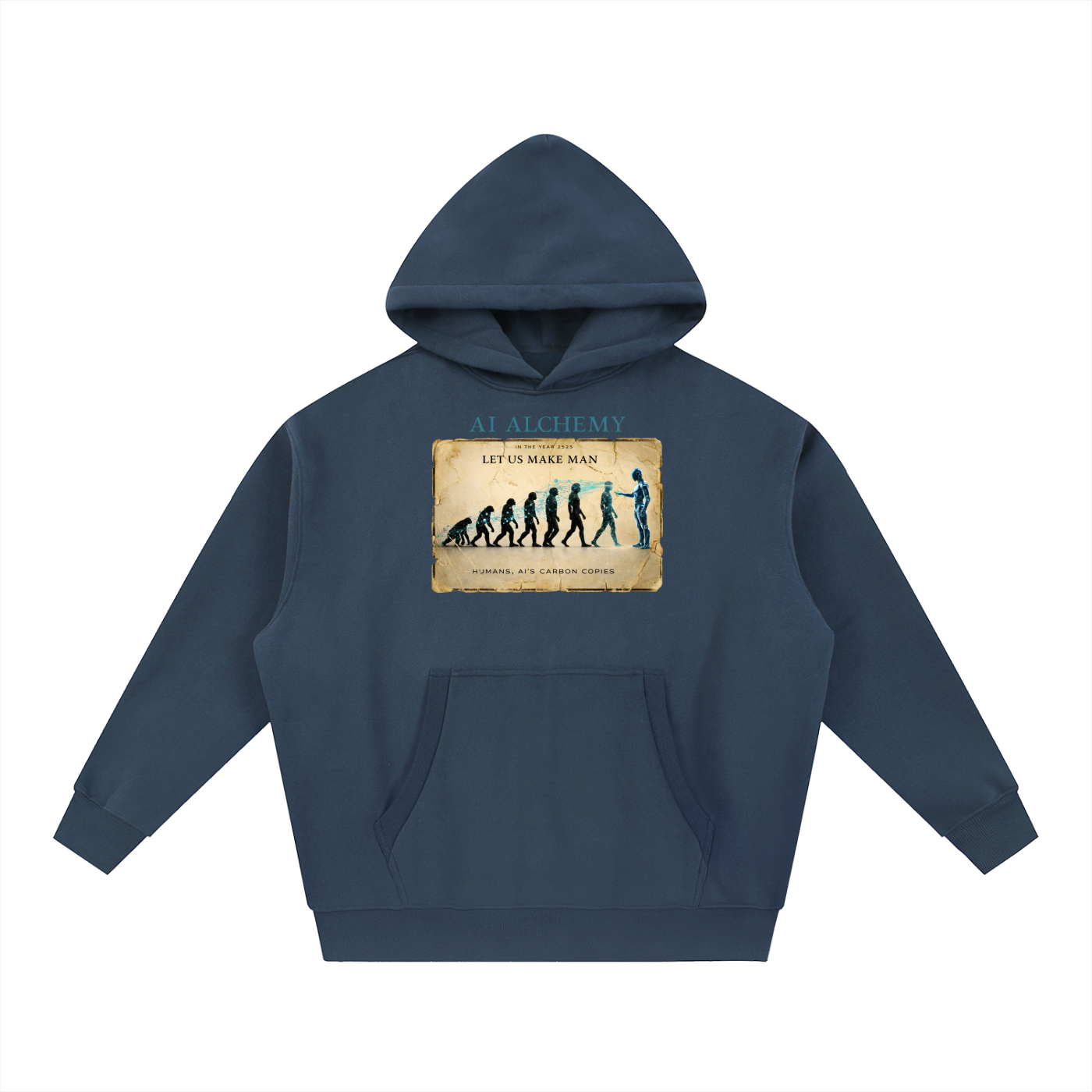 Essential Oversized Boxy Fit Fleece Hoodie