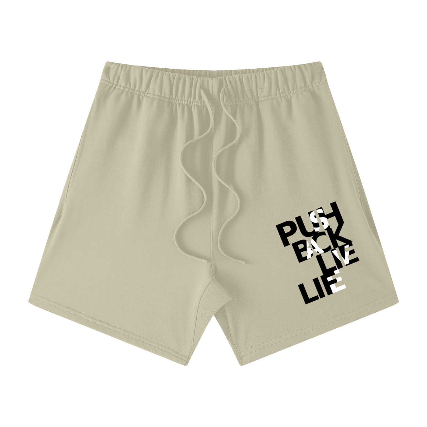 Unisex Earth Tone Loose Fit Cotton Shorts