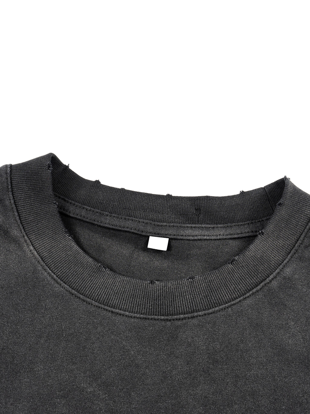 Sunfade Hand-Frayed Faux Two-Piece T-Shirt