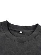 Sunfade Hand-Frayed Faux Two-Piece T-Shirt