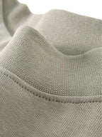 Essential Non-Shrink Mock Neck Sweatshirt