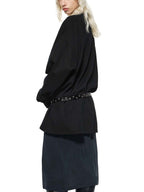 Knitted Round Neck Oversize Sweatshirt