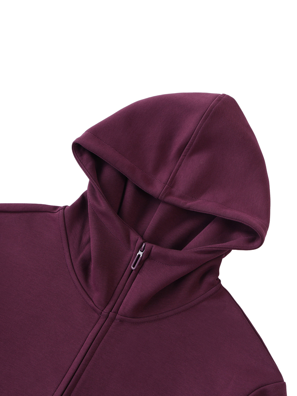 Essential Heavyweight High Neck  Zip-Up Hoodie